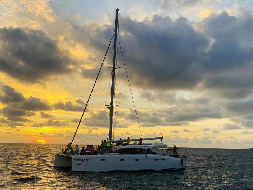 Coral island tour by catamaran